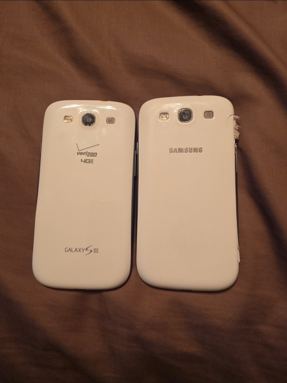 Samsung White Rear Back Covers for Galaxy S III (Pair)